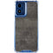 Dark Iron Grey Concrete Moto G 5G (2024) Clear Case